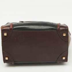 Celine Multicolor Leather Mini Luggage Tote