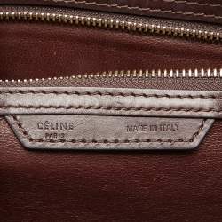Celine Multicolor Leather Mini Luggage Tote
