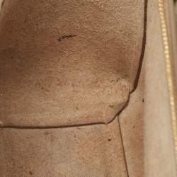 Pre Owned Celine Beige Leather Nano Belt Top Handle Bag