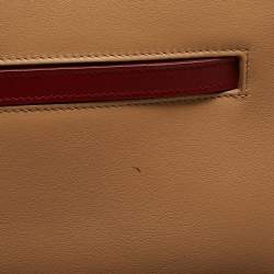 Pre Owned Celine Tricolor Leather Small Ring Satchel