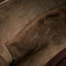 Pre Owned Celine Tricolor Leather Small Ring Satchel