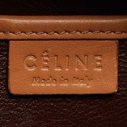Celine Tricolor Leather Nano Luggage Tote