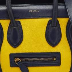 Celine Multicolor Leather Nano Luggage Tote