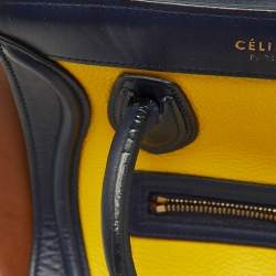 Celine Multicolor Leather Nano Luggage Tote