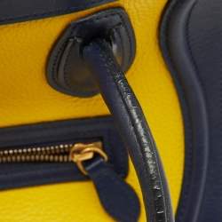 Celine Multicolor Leather Nano Luggage Tote
