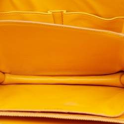 Celine Mustard Python Medium Classic Box Shoulder Bag