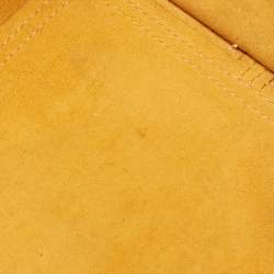 Celine Yellow Leather Small Tie Tote