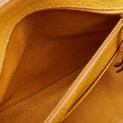 Celine Yellow Leather Small Tie Tote