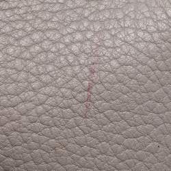 Pre Owned Celine Grey Leather Mini Tie Tote