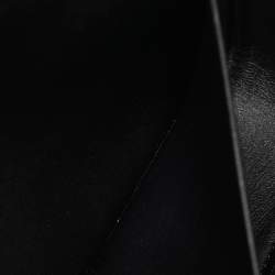 Pre Owned Celine Black Leather Crystal Embellished Claude Shoulder Bag