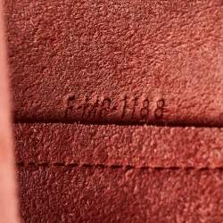 Pre Owned Celine Orange Leather Nano Belt Top Handle Bag