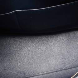 Pre Owned Celine Tricolor Leather Medium Trapeze Top Handle Bag