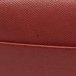 Celine Brick Brown Leather Small Trotteur Crossbody Bag