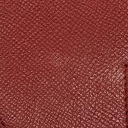 Celine Brick Brown Leather Small Trotteur Crossbody Bag