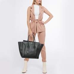 مملوكة مسبقًا Celine Black Leather Mini Luggage Tote