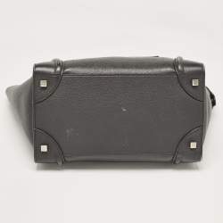 مملوكة مسبقًا Celine Black Leather Mini Luggage Tote