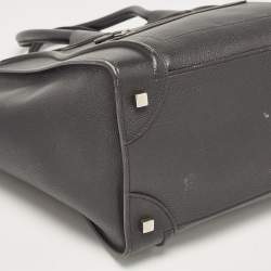 مملوكة مسبقًا Celine Black Leather Mini Luggage Tote