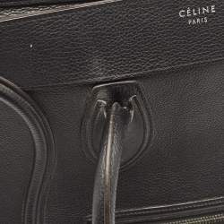 مملوكة مسبقًا Celine Black Leather Mini Luggage Tote