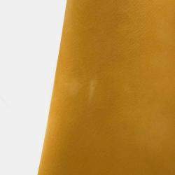 Pre Owned Celine Black/White/Yellow Luggage Shopper Leather Suede Bag