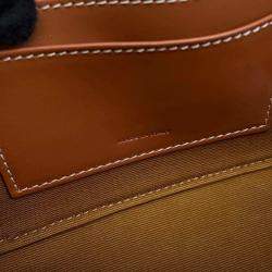 Celine Tan/Ecru PVC Coated Canvas Triomphe Shoulder Bag