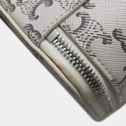 Celine Tan/Ecru PVC Coated Canvas Triomphe Shoulder Bag