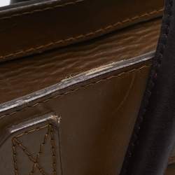 Celine Tricolor Leather Mini Luggage Tote