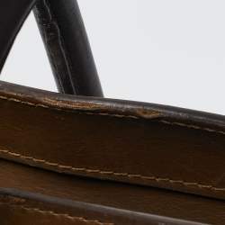 Celine Tricolor Leather Mini Luggage Tote