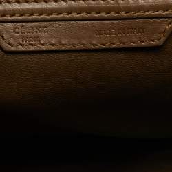 Celine Tricolor Leather Mini Luggage Tote