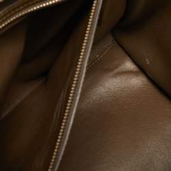 Celine Tricolor Leather Mini Luggage Tote