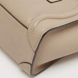 مملوكة مسبقًا Celine Beige Leather Micro Luggage Tote