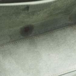 Pre Owned Celine Mint Green Leather Nano Luggage Tote