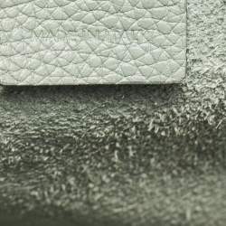 Pre Owned Celine Mint Green Leather Nano Luggage Tote