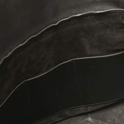 Celine Burgundy Leather Cabas Fold Over Clutch