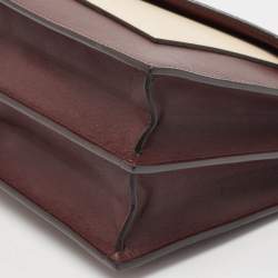 Celine Tricolor Leather and Python Pocket Envelope Shoulder Bag