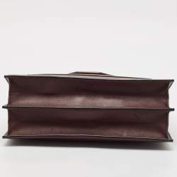 Celine Tricolor Leather and Python Pocket Envelope Shoulder Bag