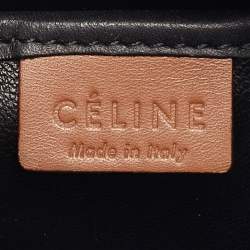 Celine Multicolor Leather and Fabric Nano Luggage Tote