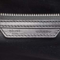 Pre Owned Celine Multicolor Leather Mini Luggage Tote