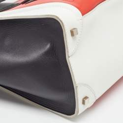 Pre Owned Celine Multicolor Leather Mini Luggage Tote