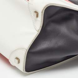 Pre Owned Celine Multicolor Leather Mini Luggage Tote