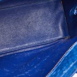 Celine Blue Python Nano Luggage Tote