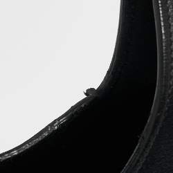 Celine Black Leather Hook Hobo
