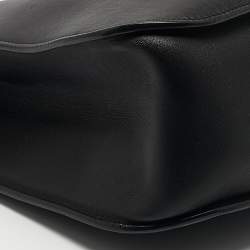 Celine Black Leather Hook Hobo