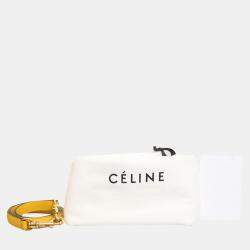Celine Yellow Leather Mini Belt Bag