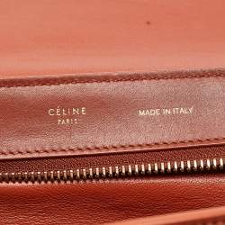 Celine Tricolor Leather Medium Trapeze Top Handle Bag