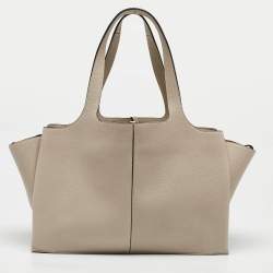 Pre Owned Celine Ivory White Leather Trifold Bag