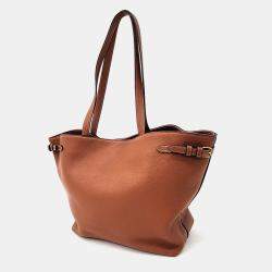 Celine Brown Leather Anais Cuir Triomphe Tote Bag