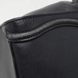 Celine Deep Navy Leather Nano Luggage Tote