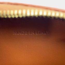 Celine Tan Leather Small Cuir Triomphe Oval Purse Shoulder Bag