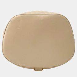 Celine Cbag Charm Backpack Beige Leather Size Small