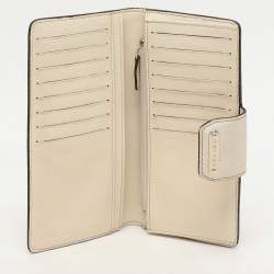 Celine Brown/Cream Macadam Canvas Triomphe Vintage French Wallet